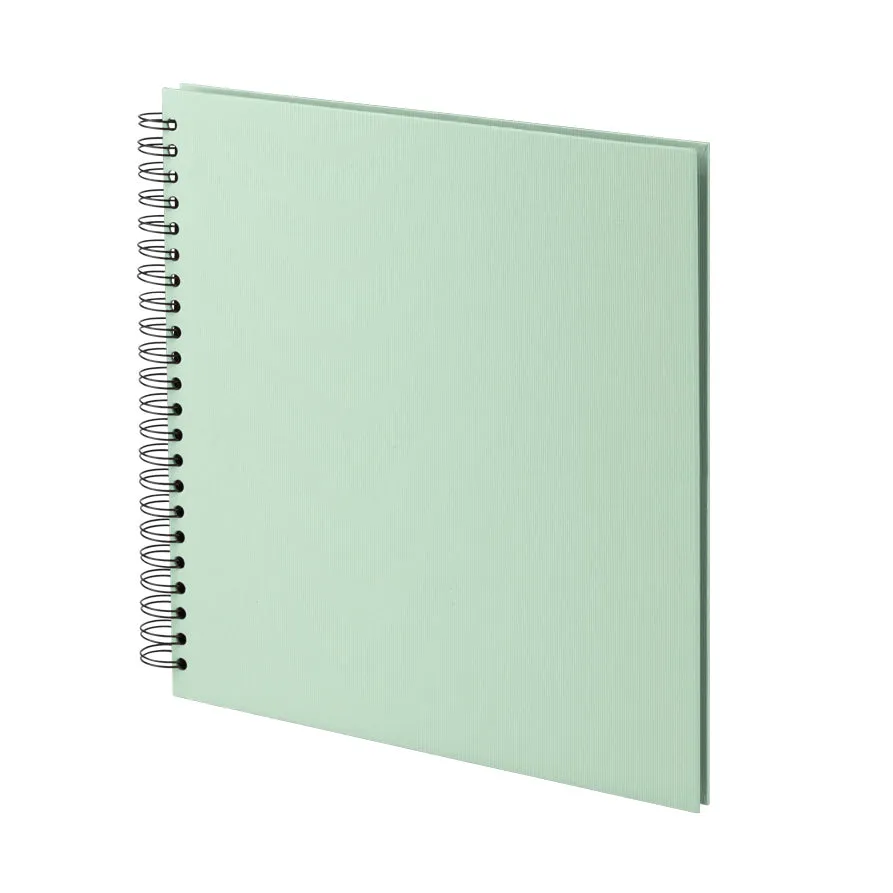r-ssler-s-o-h-o-spiral-fotoalbum-31x30cm-60-schwarze-seiten-mint image 1