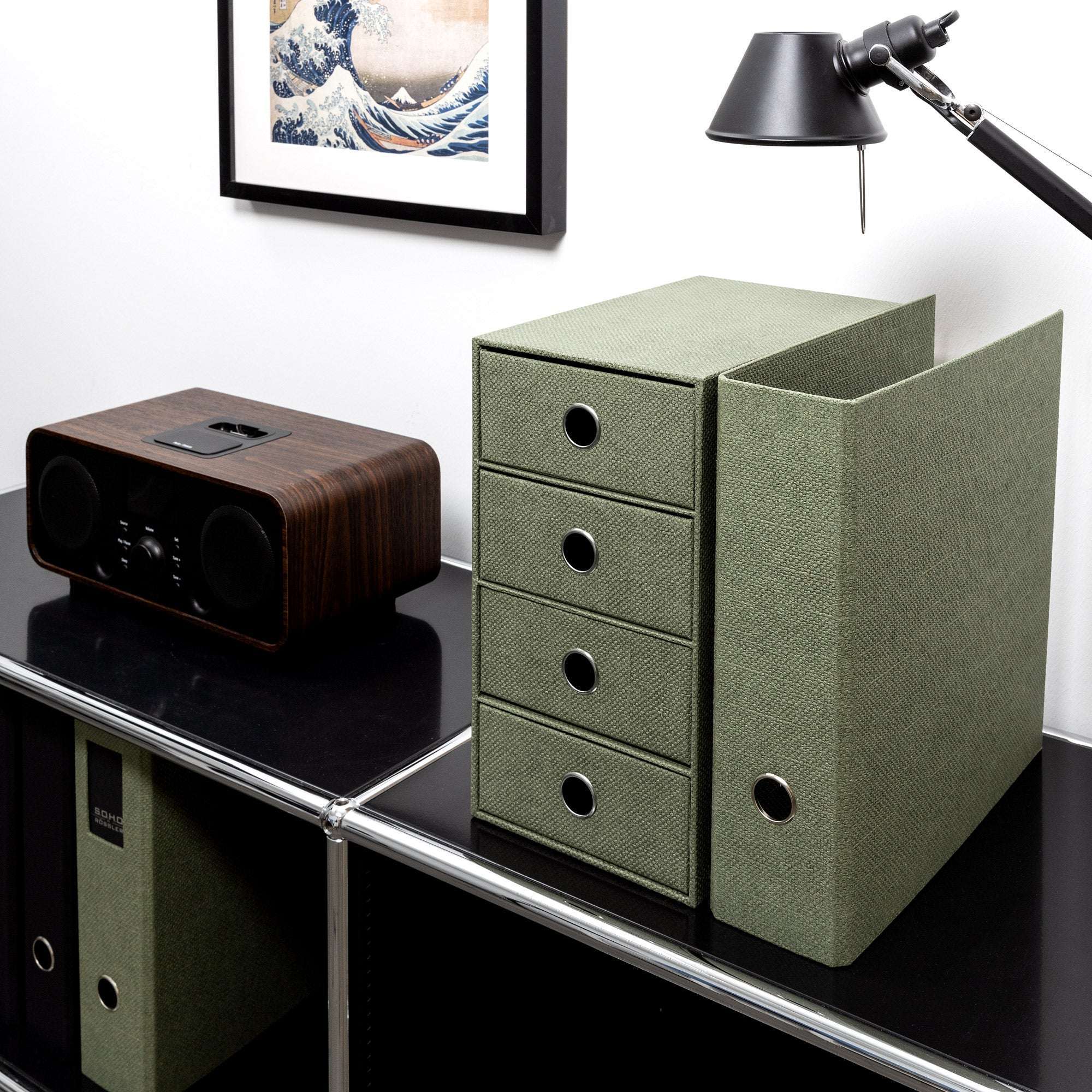 r-ssler-s-o-h-o-schubladenbox-a5-din-lang-4-f-cher-salbei-gr-n image 8