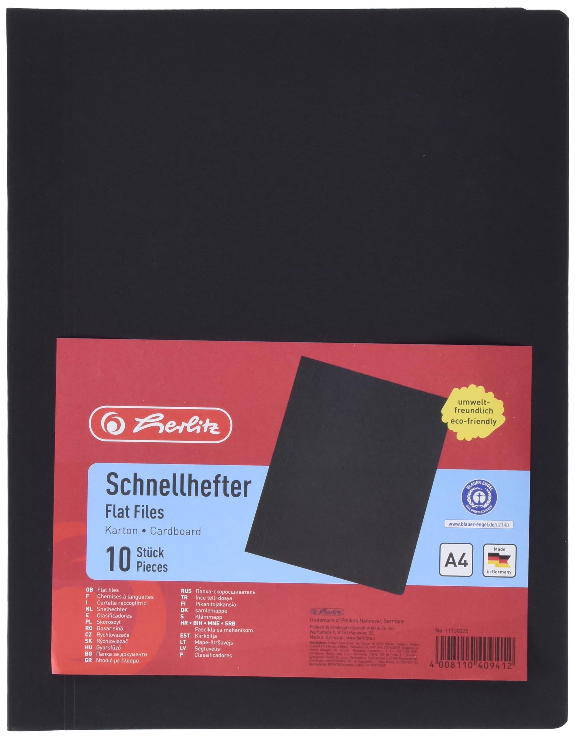 herlitz-schnellhefter-a4-karton-schwarz-intensiv-10-st-ck image 2
