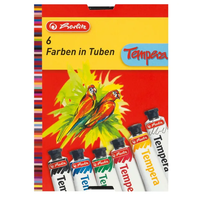 herlitz-temperafarben-6-tuben-je-16-ml-schul-und-malfarben-set image 1
