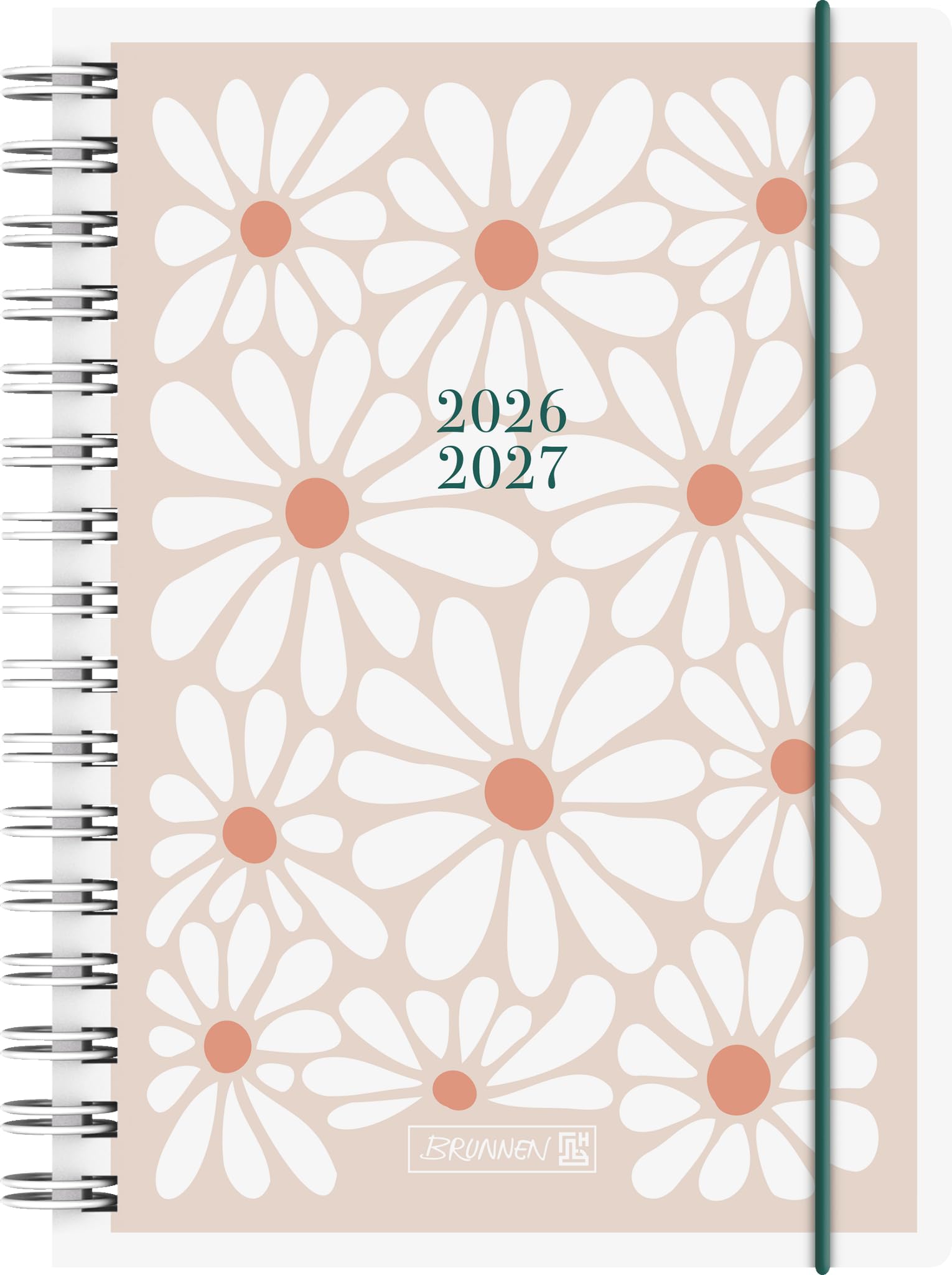 brunnen-sch-lerkalender-2026-2027-daisy-a5-kunststoff-beige-1-seite-1-tag image 1