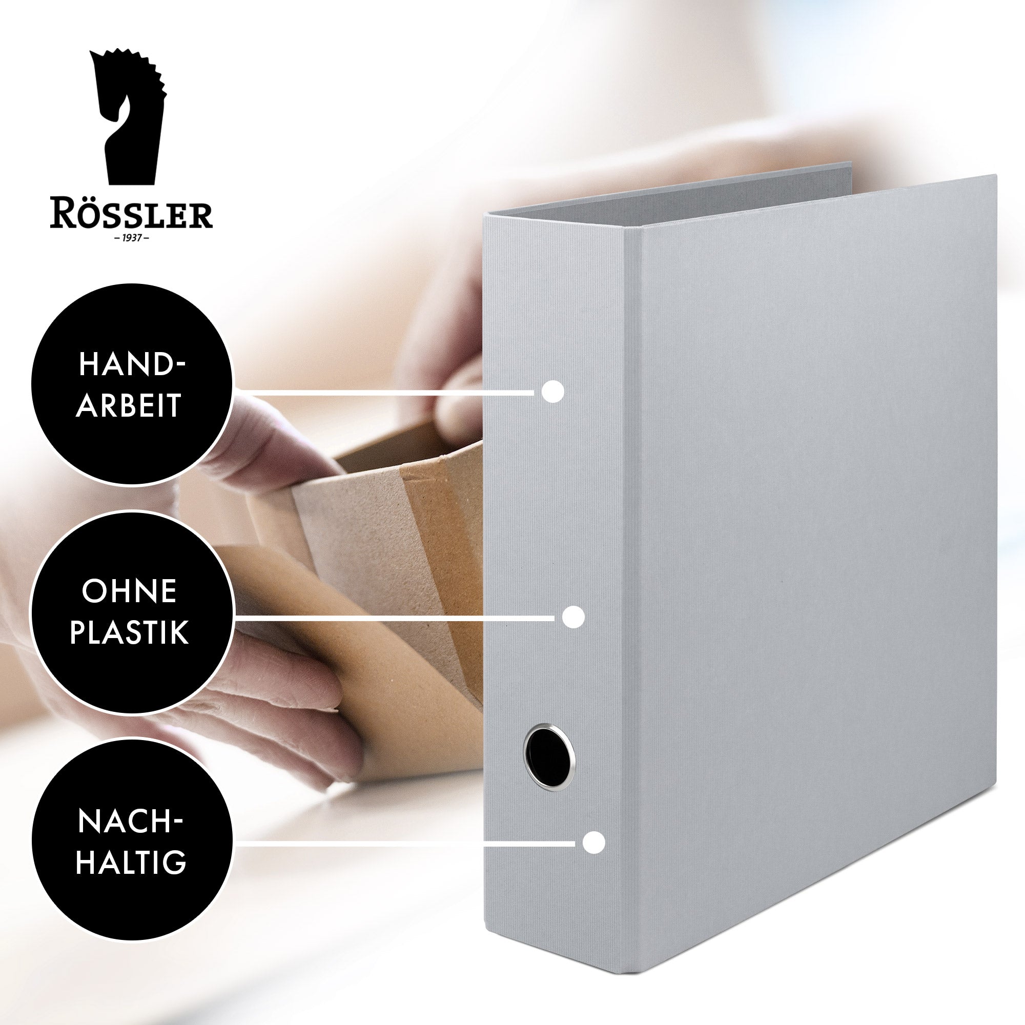 r-ssler-s-o-h-o-ordner-breit-a4-8-5-cm-mit-rippenpr-gung-stone-grau image 7