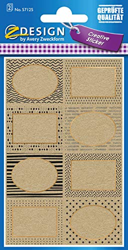 avery-zweckform-z-design-57125-kraftpapier-aufkleber-beschriftung-muster-16-stic image 6