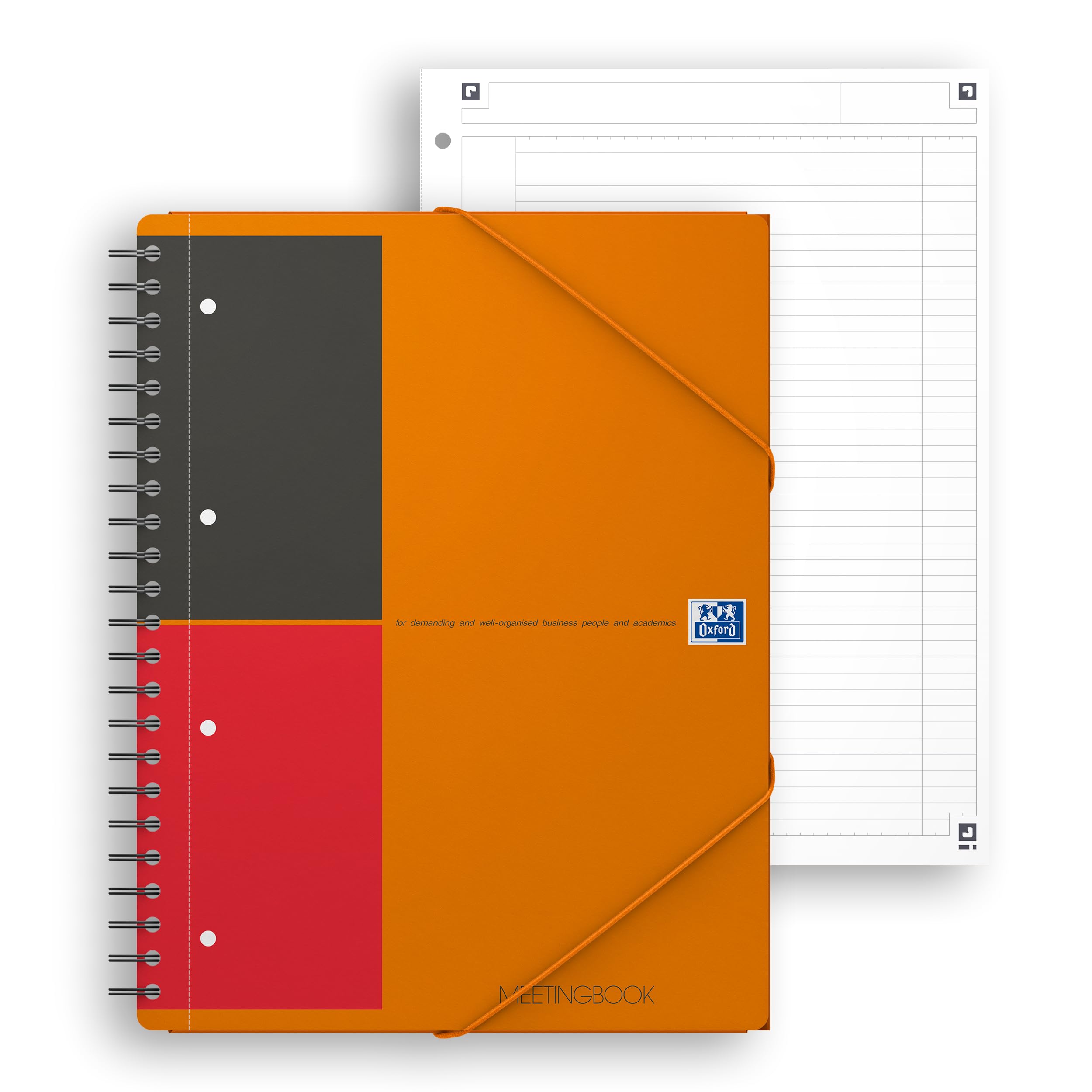 oxford-meetingbook-international-a4-liniert-160-seiten-5-st-ck image 2