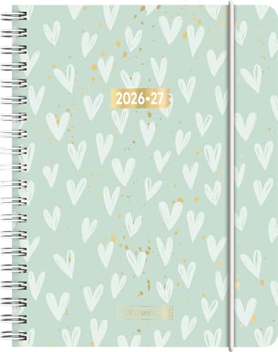 brunnen-sch-lerkalender-2026-2027-hearts-a6-mint-18-monate image 7