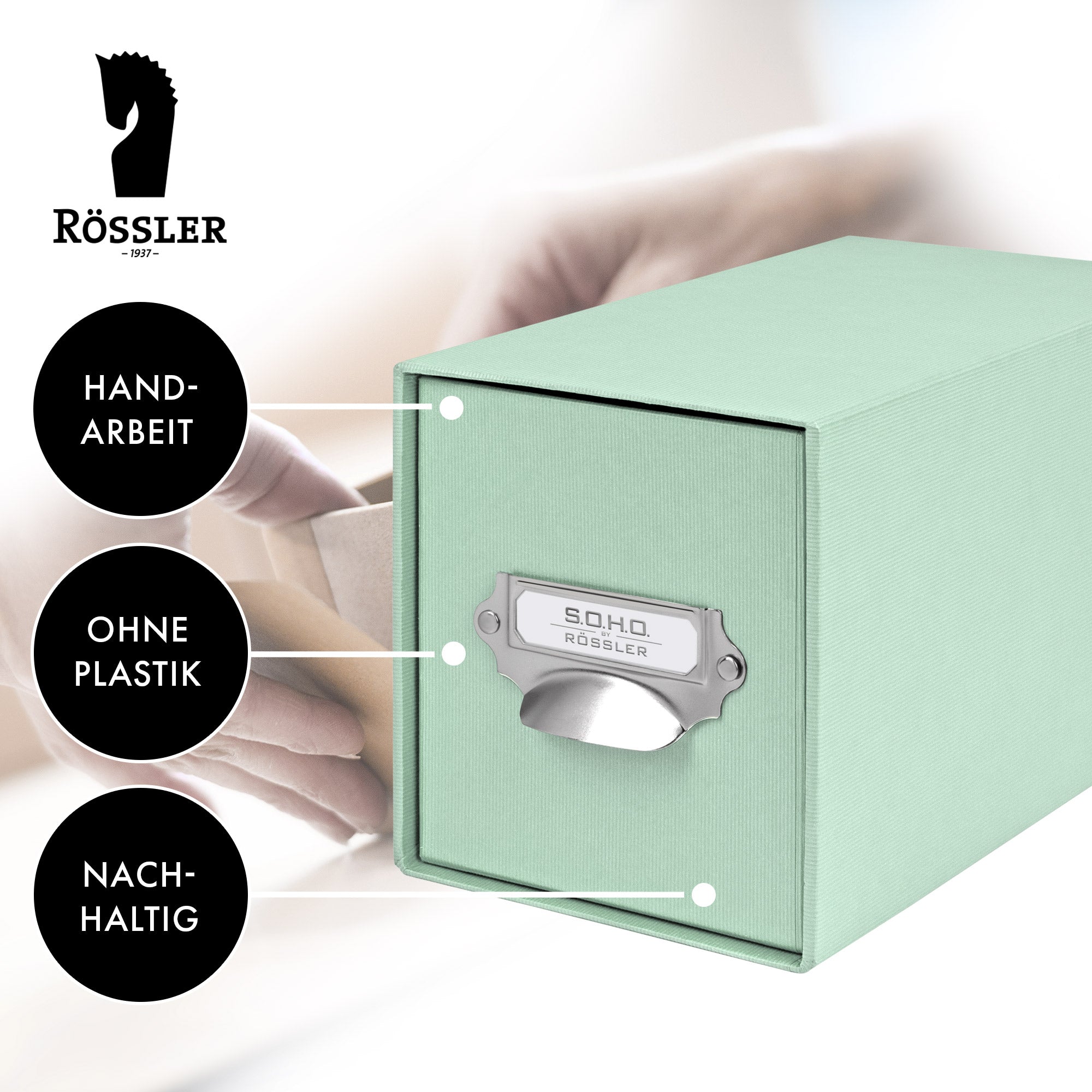 r-ssler-s-o-h-o-schubladenbox-f-r-cds-fotos-a6-mint-mit-beschriftungsfeld image 4