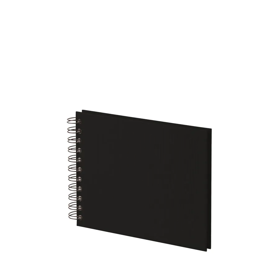 r-ssler-s-o-h-o-spiral-fotoalbum-blanko-19-5x14-5cm-40-seiten-schwarz image 1