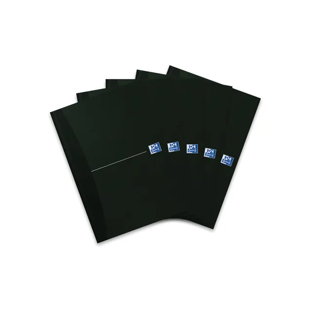 oxford-classic-gebundenes-buch-a4-blanko-192-seiten-schwarz-5-st-ck image 1