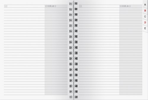 brunnen-ersatzregister-blanko-a5-48-blatt-wei image 3