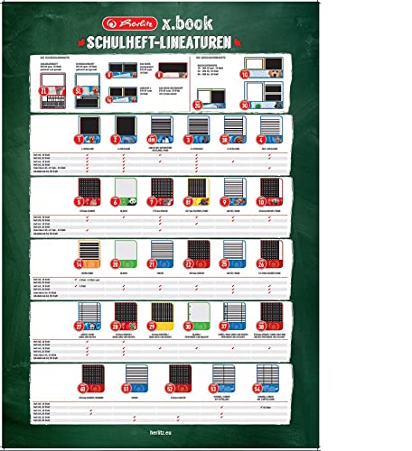 herlitz-x-book-zahlenlernheft-a4-quer-lineatur-zl-16-blatt-10-st-ck image 3