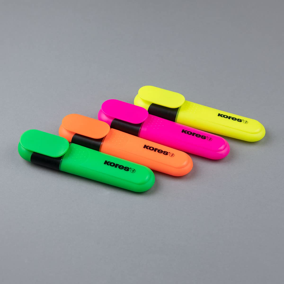 kores-bright-liner-plus-textmarker-keilspitze-4-sortierte-farben image 6