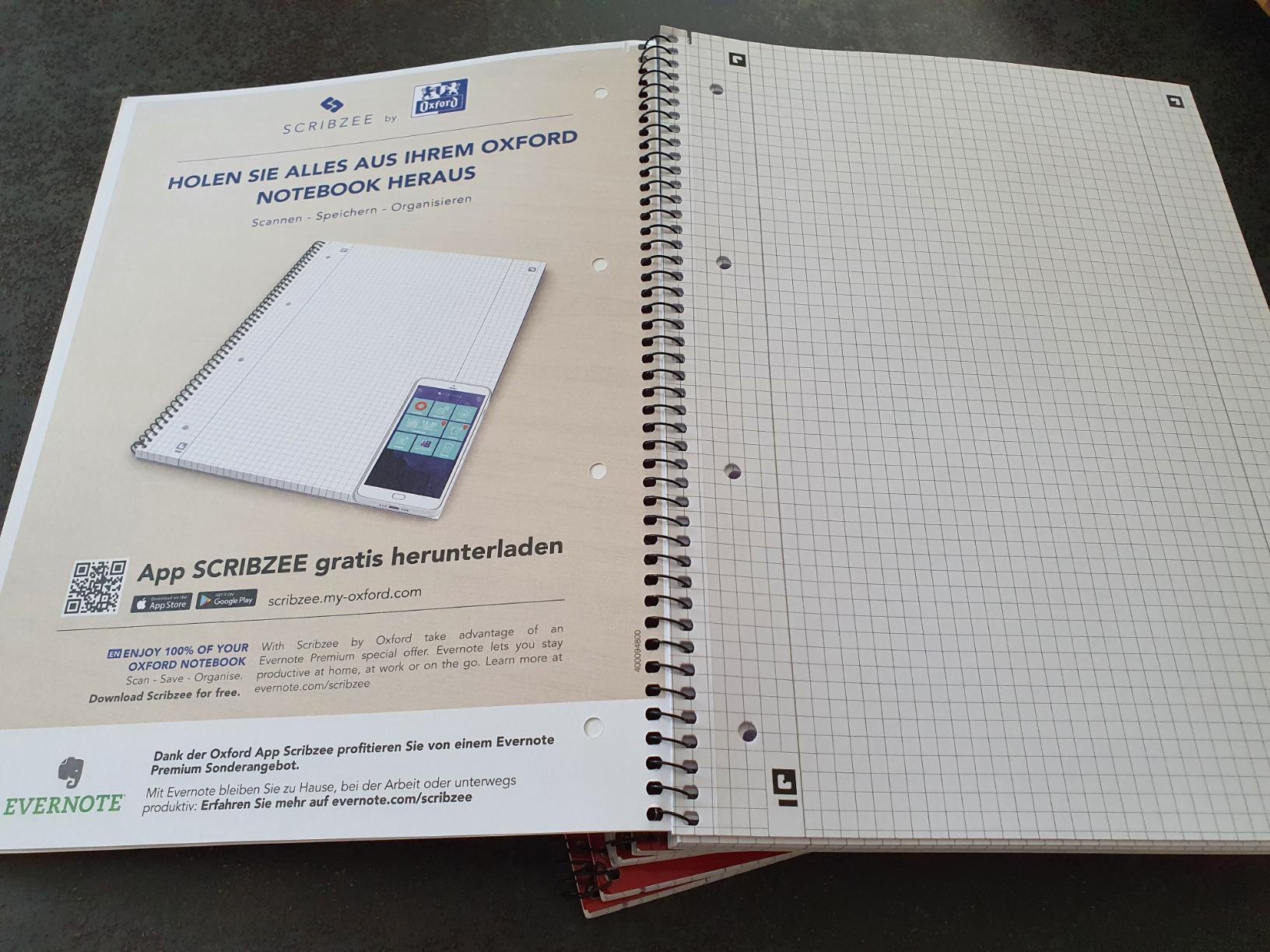 Papier gut, Spirale verbogen