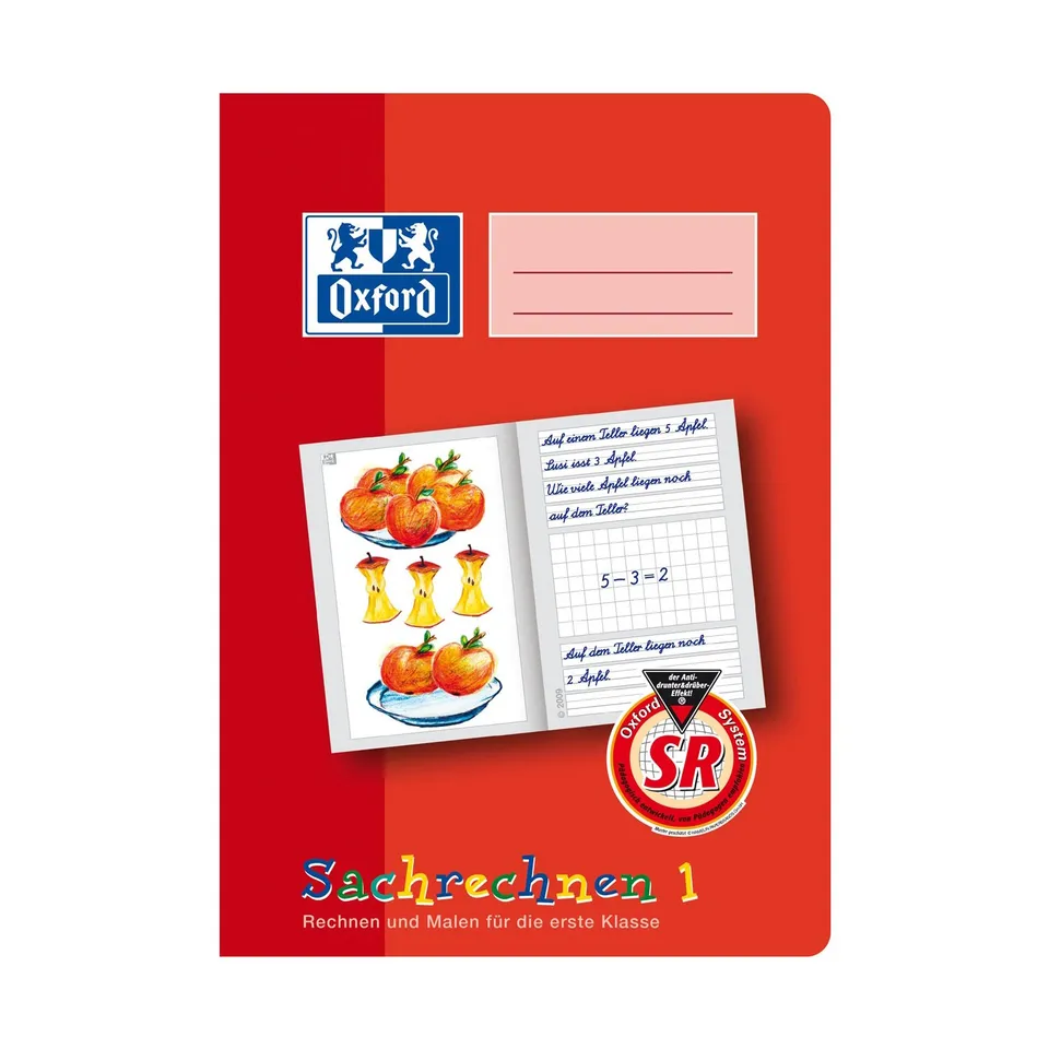 oxford-sachrechenheft-a5-lineatur-sr1-16-blatt-rot-10-st-ck image 1
