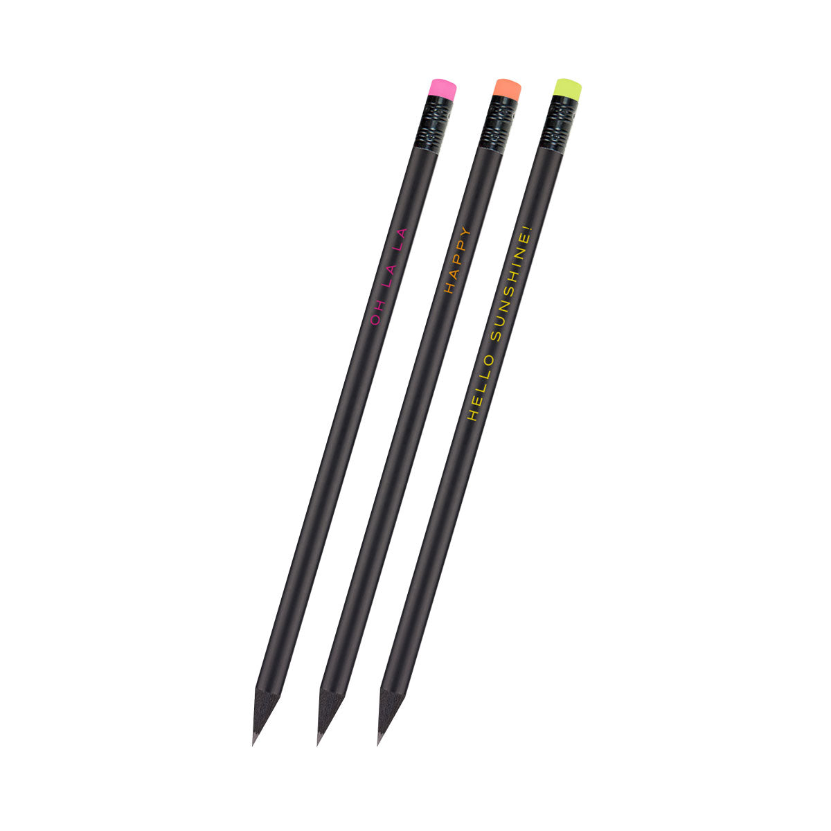 r-ssler-bleistift-neon-3er-set-pink-orange-gelb-mit-radiergummi image 1