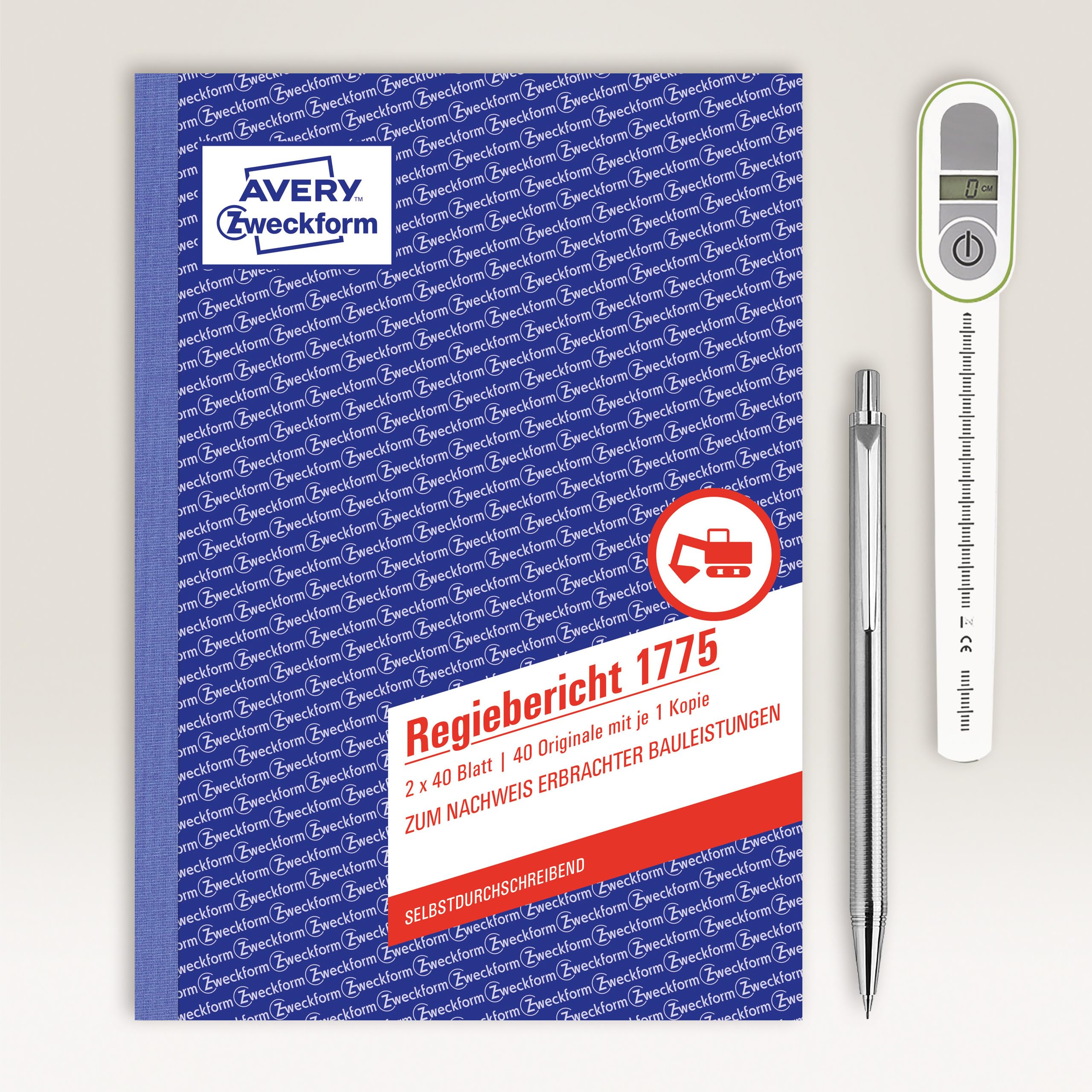 avery-zweckform-1775-regiebericht-a5-selbstdurchschreibend-2x40-blatt-wei-gelb image 2