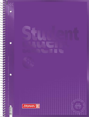 brunnen-collegeblock-premium-student-colour-code-a4-lin-28-80-blatt-purple image 6