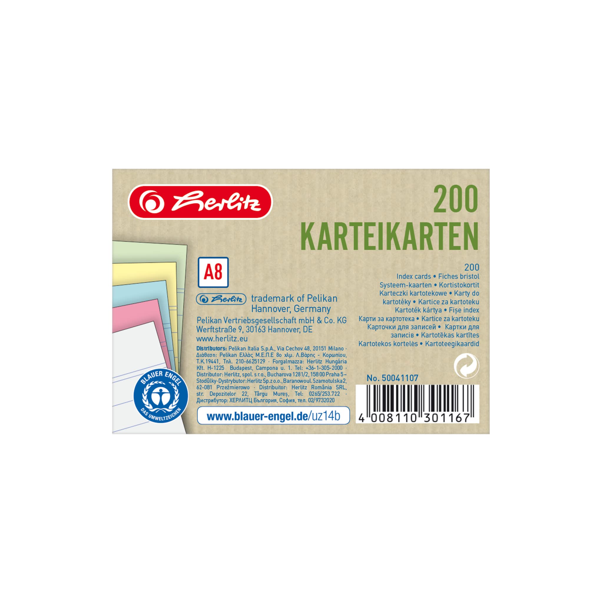 herlitz-karteikarten-a7-liniert-wei-100-st-ck-blauer-engel image 7