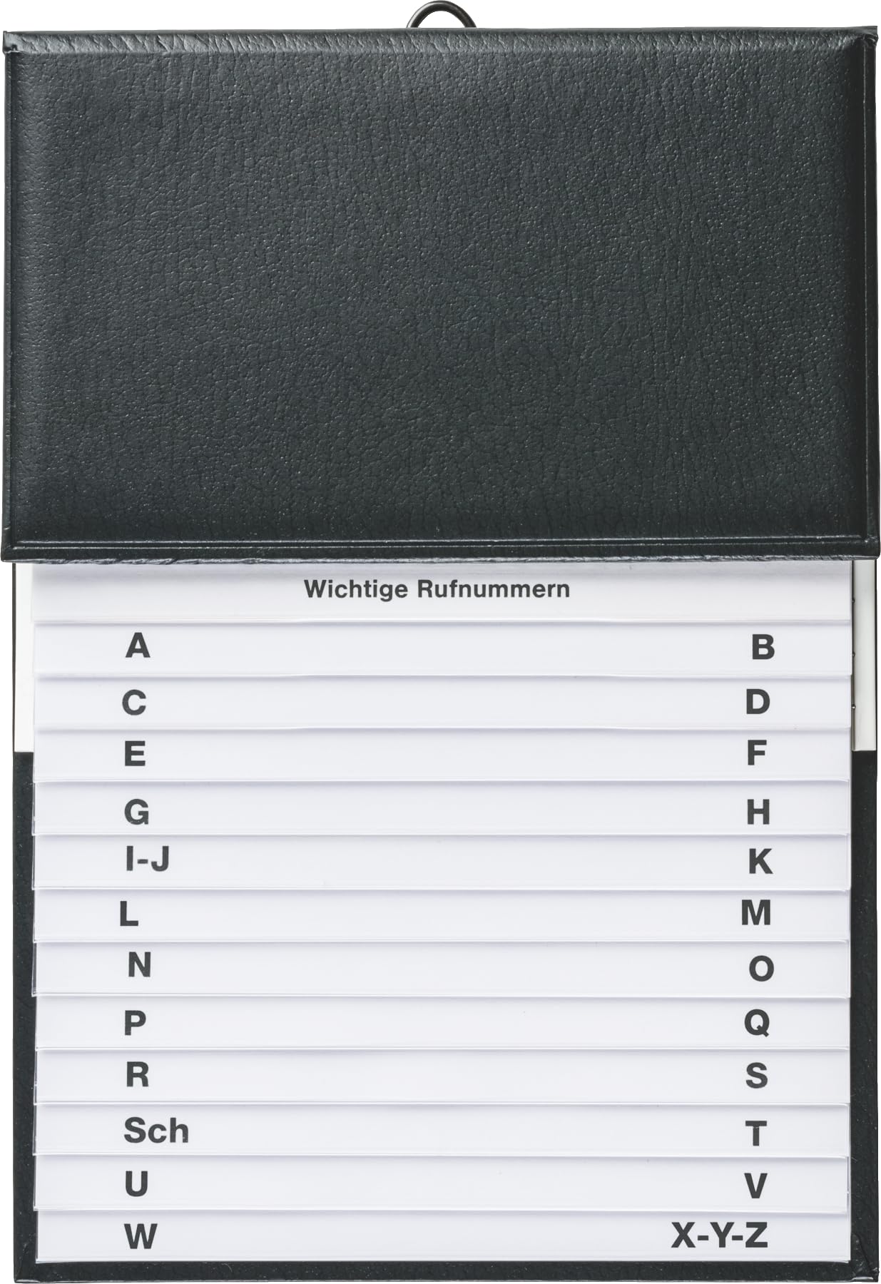 brunnen-telefonregister-schuppen-schwarz-16x22-cm-a-z-adressbuch image 1