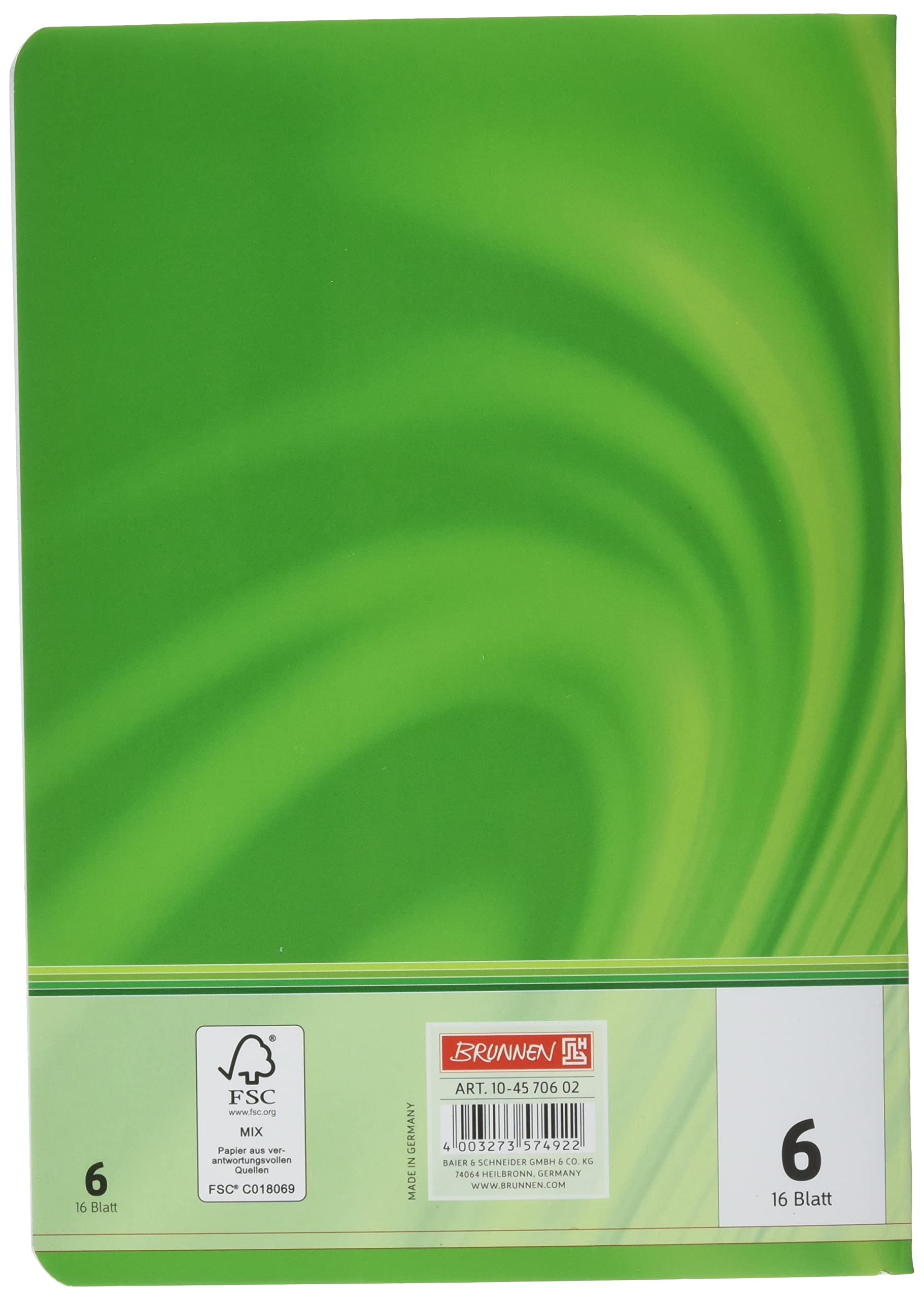 brunnen-vivendi-schulheft-a5-blanko-16-blatt-mit-linienblatt image 2