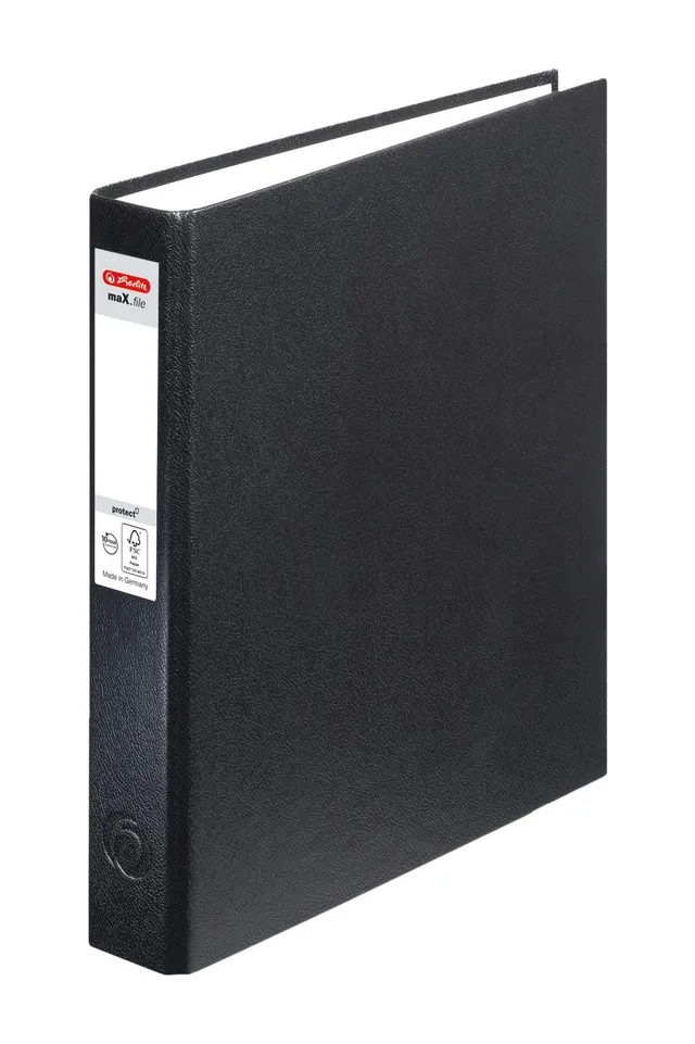 herlitz-max-file-protect-ringbuch-a5-2-ring-25-mm-schwarz image 1