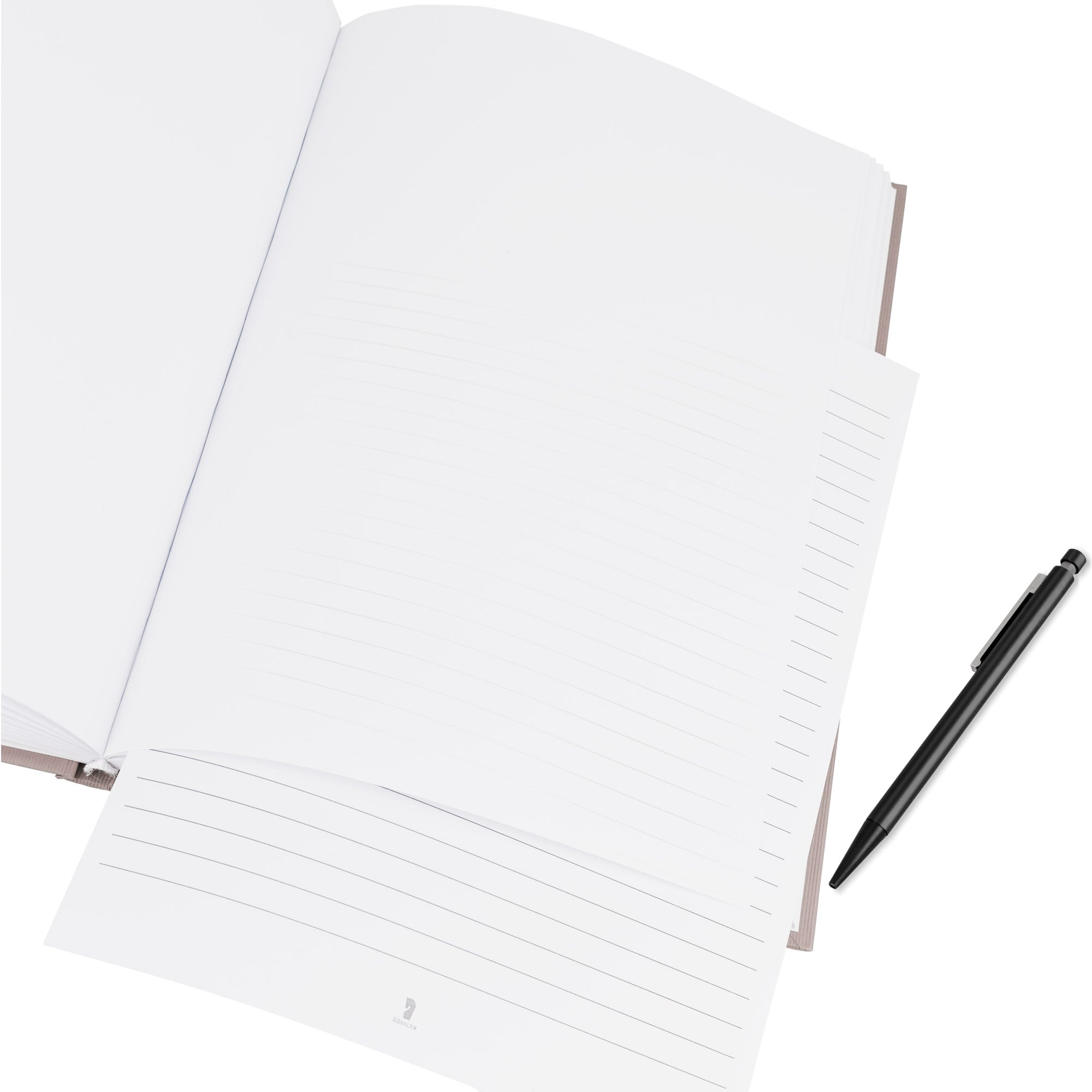 r-ssler-s-o-h-o-notizbuch-a4-hardcover-blanko-powder-rosa image 4
