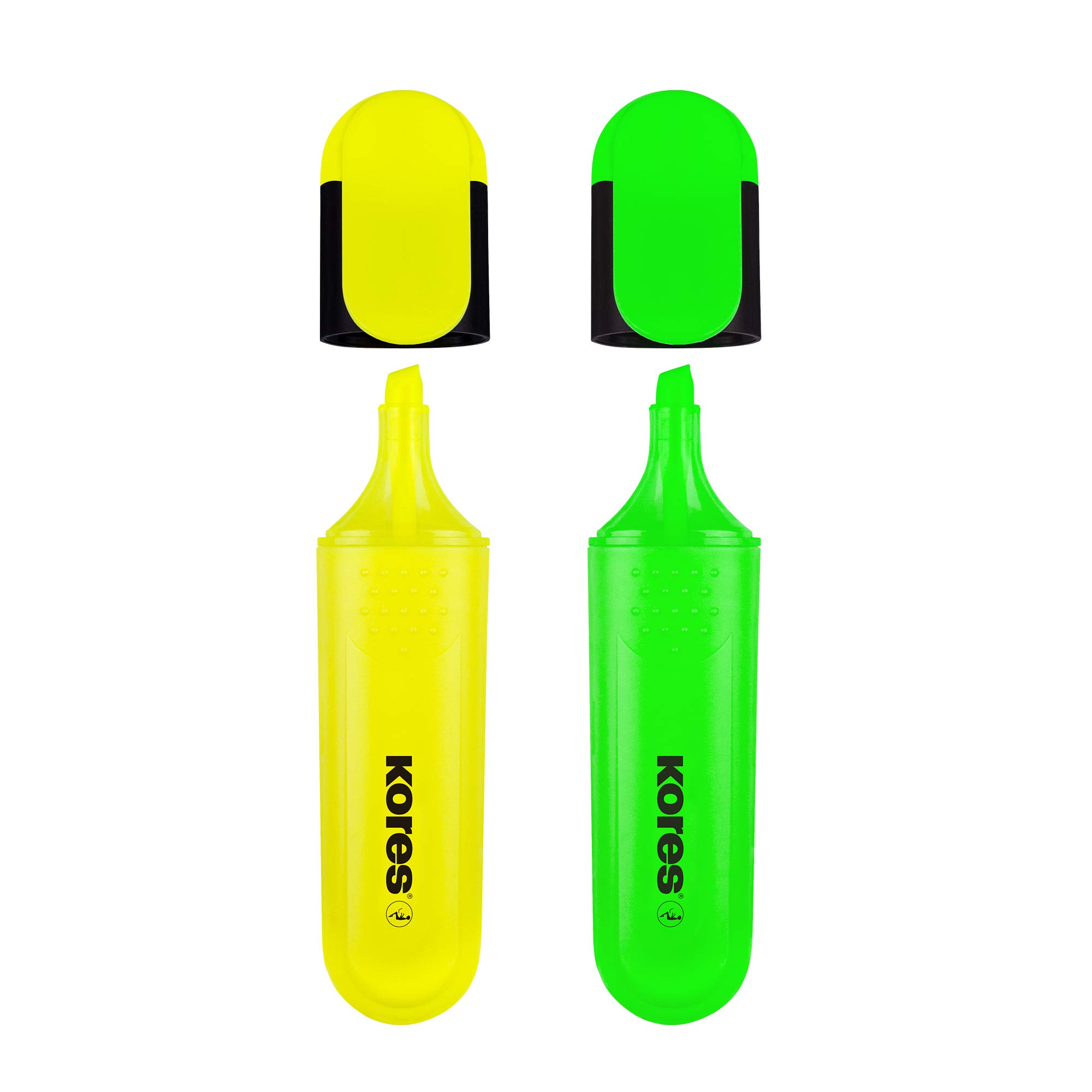 kores-bright-liner-tm36121-textmarker-2er-set-gelb-gr-n image 3