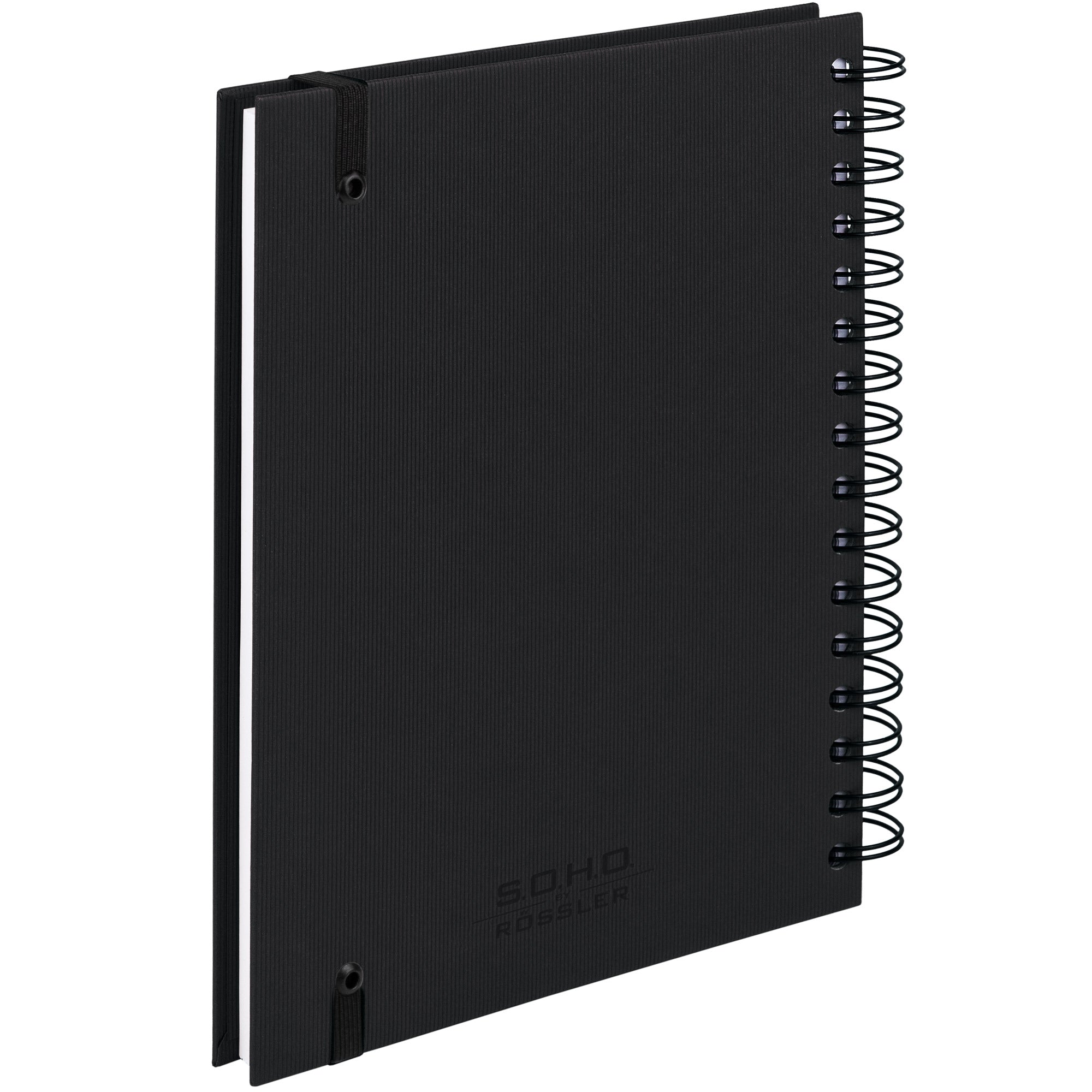 r-ssler-s-o-h-o-notizbuch-a5-hardcover-blanko-mit-gummizug-schwarz image 7