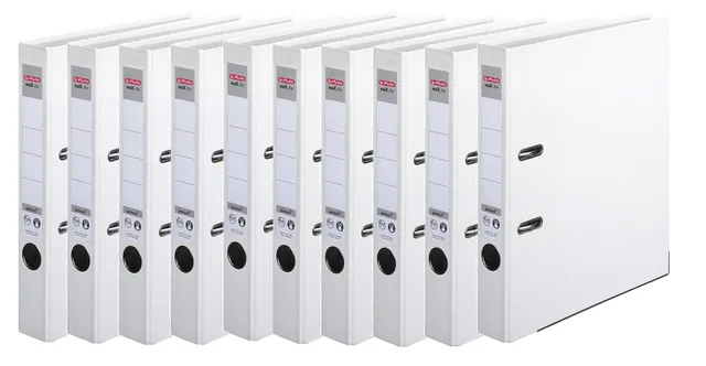 herlitz-ordner-max-file-protect-a4-5-cm-wei-mit-einsteckr-ckenschild-25-st-ck image 1