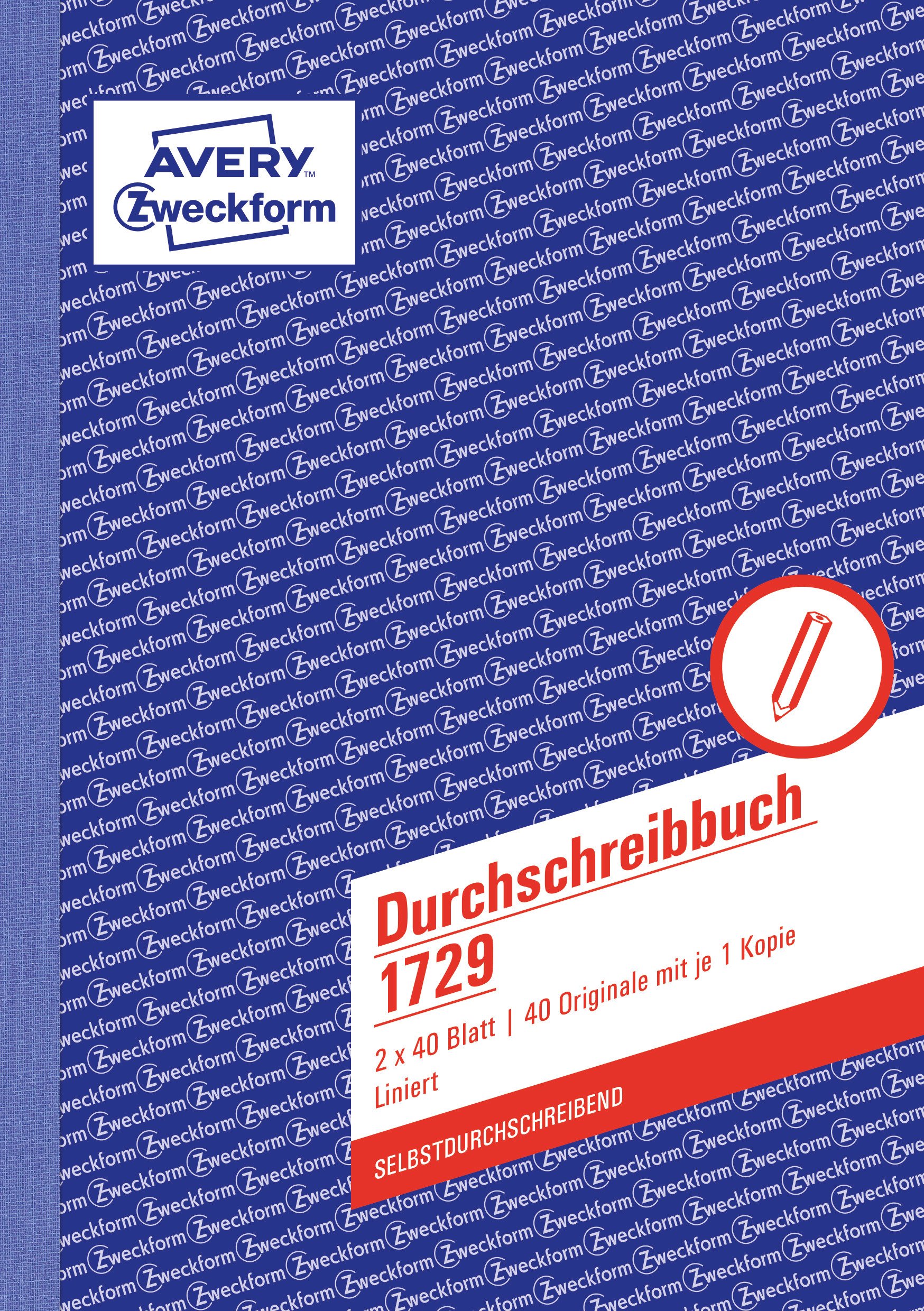 avery-zweckform-1729-durchschreibbuch-a5-liniert-2x40-blatt-wei-gelb image 1