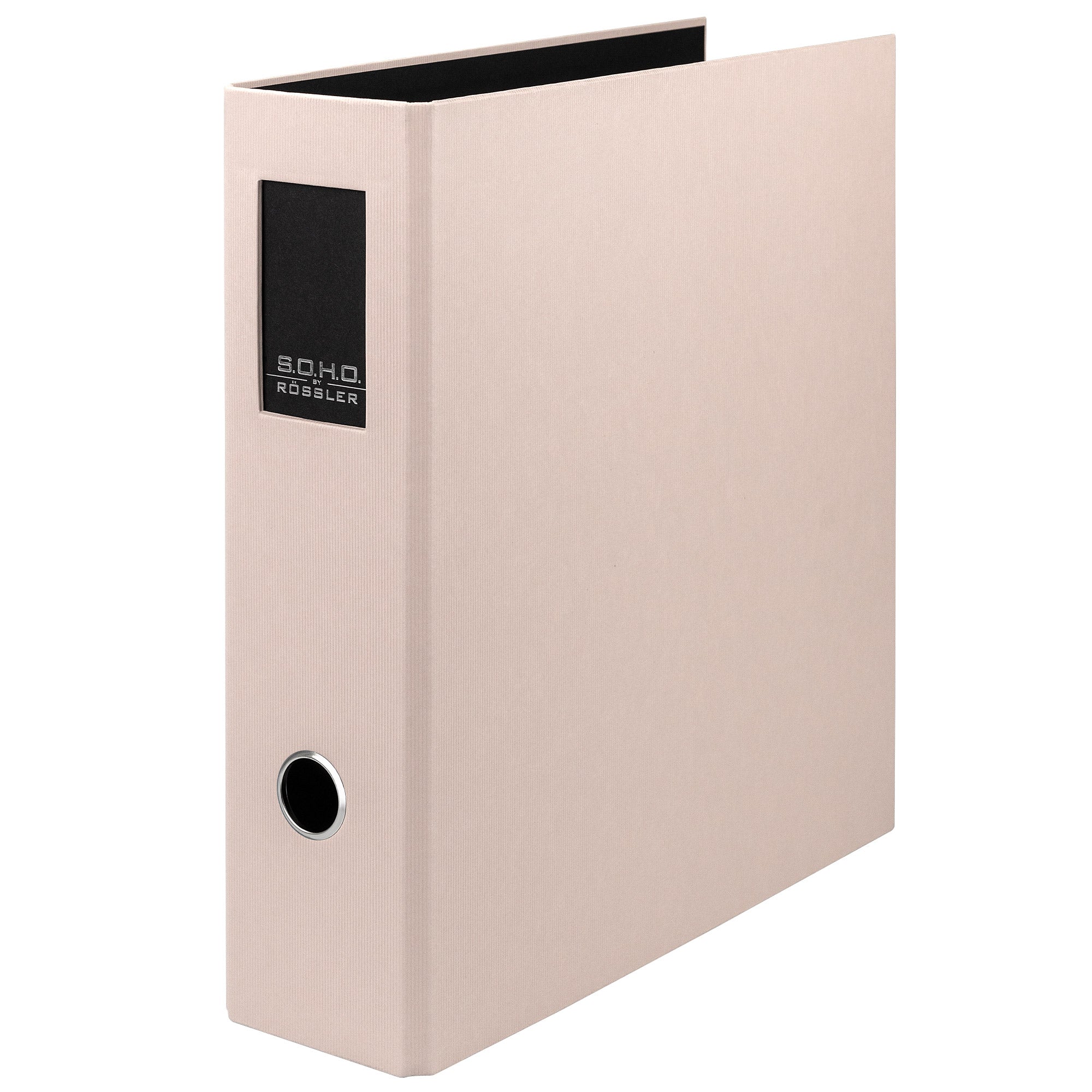 r-ssler-s-o-h-o-ordner-breit-a4-8-5-cm-mit-r-ckenschild-powder-rosa image 1