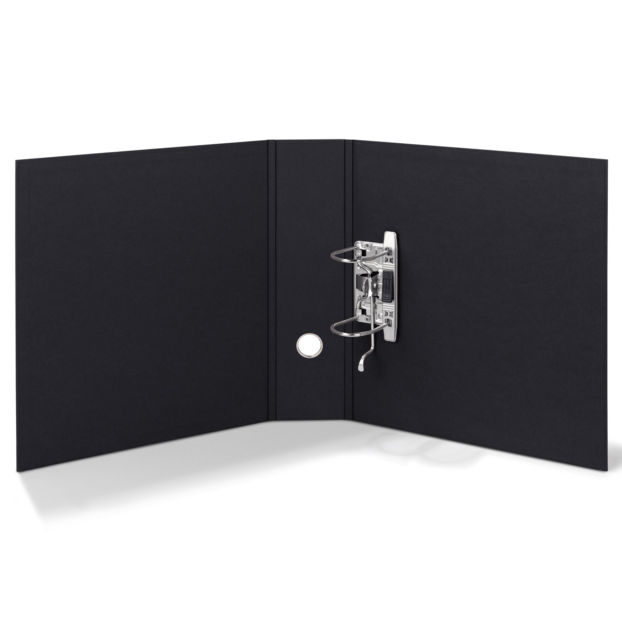r-ssler-s-o-h-o-ordner-breit-a4-8-5-cm-schwarz-mit-rippenpr-gung image 3