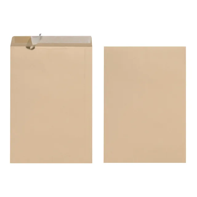 herlitz-versandtasche-b4-haftklebend-recycling-braun-10-st-ck image 1