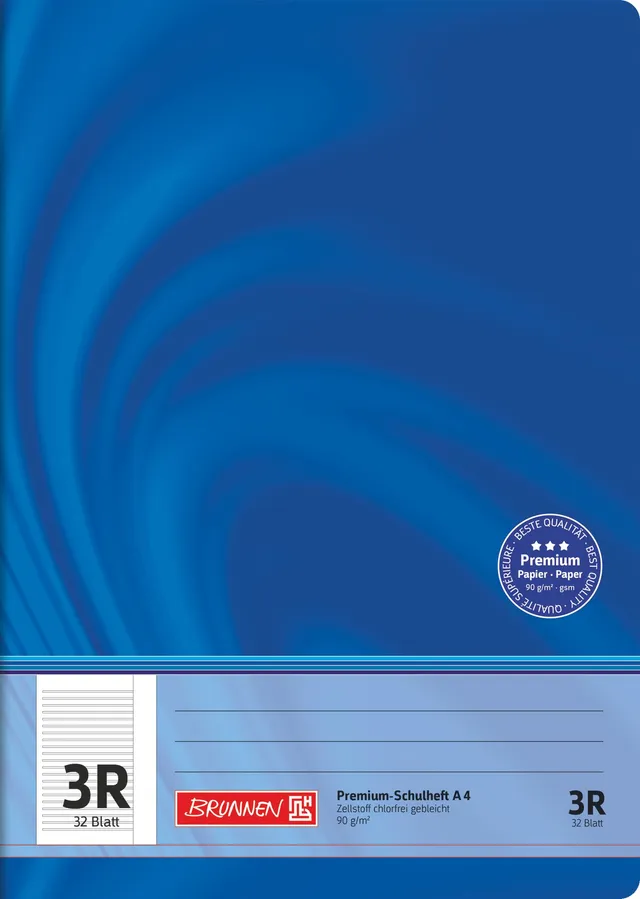brunnen-104440323-premium-schulheft-a4-32-blatt-lin-3r-doppelheft image 1