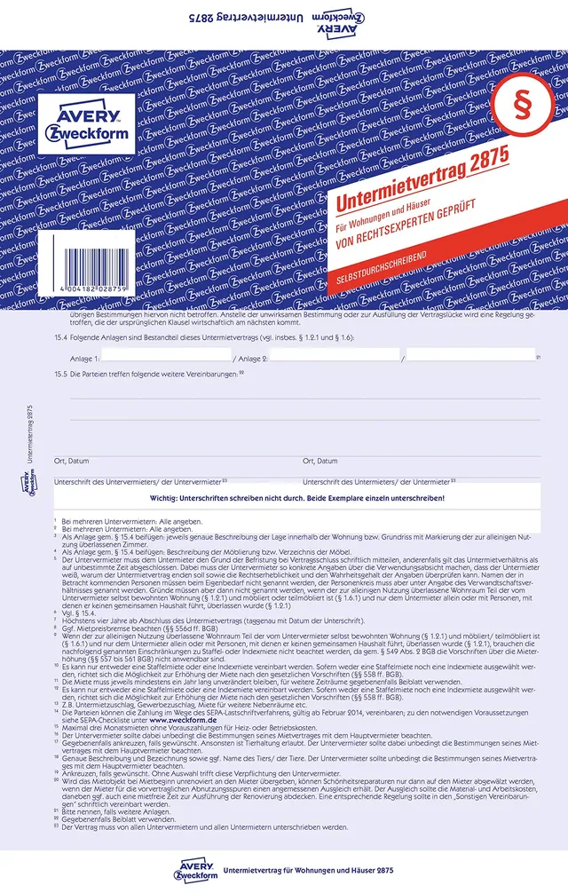avery-zweckform-2875-5-untermietvertrag-a4-selbstdurchschreibend-5-st-ck-5-seiti image 1