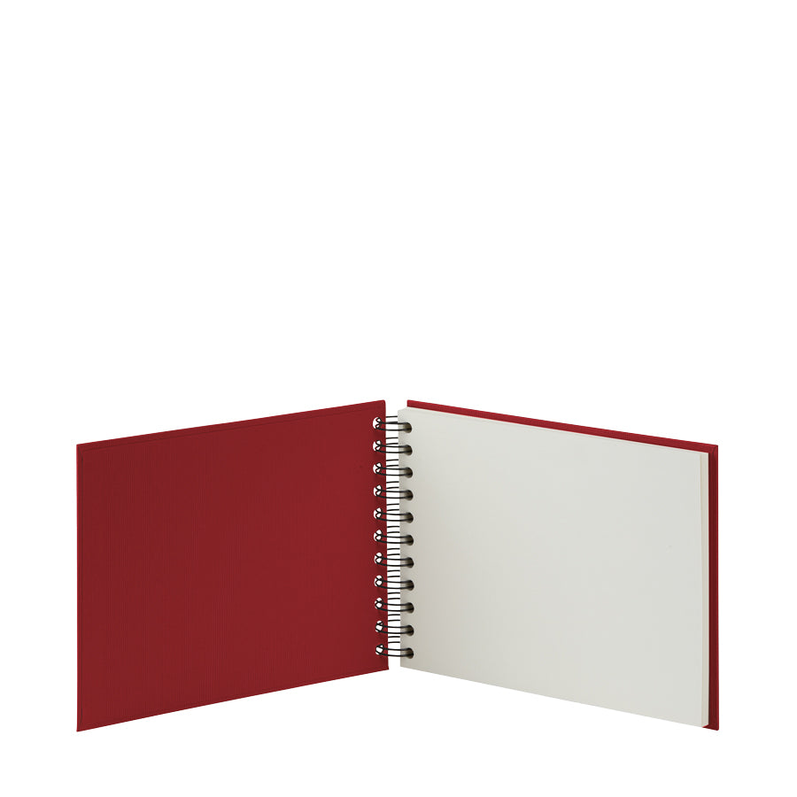 r-ssler-s-o-h-o-spiral-fotoalbum-blanko-19-5x14-5cm-40-seiten-rot image 2