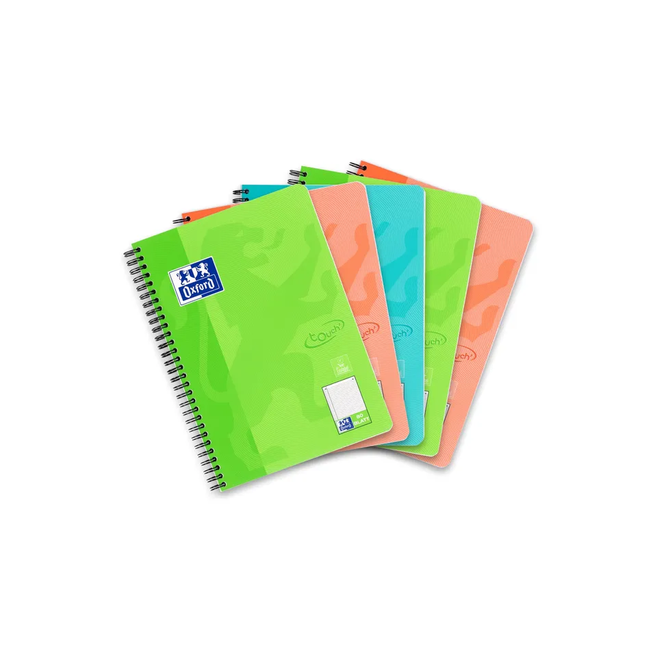 oxford-touch-collegeblock-b5-liniert-160-seiten-5-st-ck-sortiert image 1