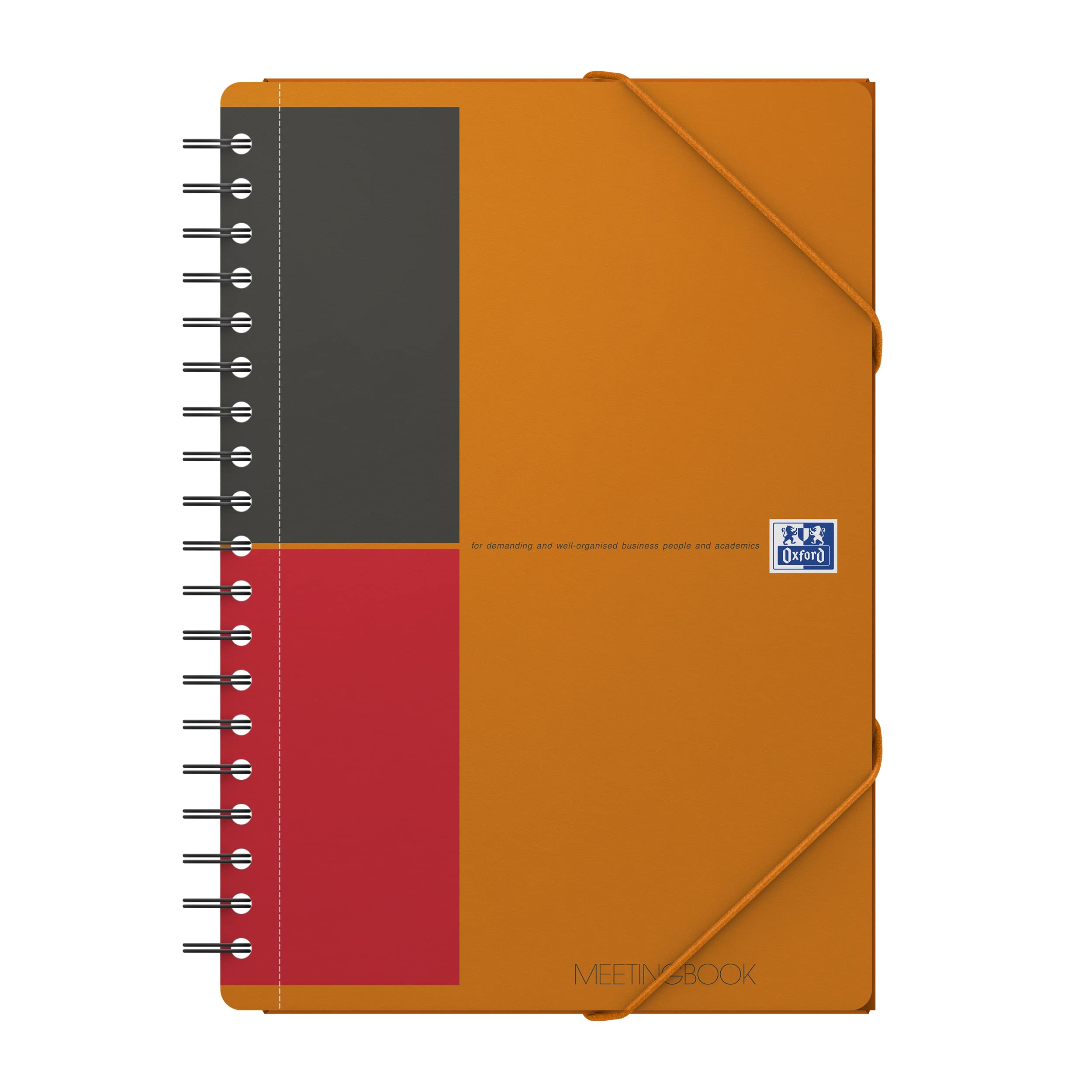 oxford-meetingbook-international-a5-liniert-160-seiten-mit-gummizugmappe image 8