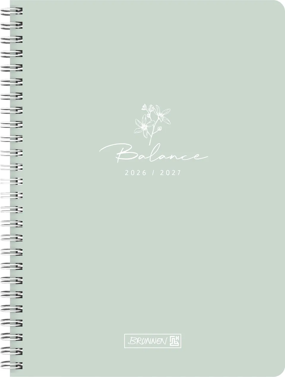 brunnen-sch-lerkalender-style-2026-2027-balance-a5-kunststoff-mint-2-seiten-1-wo image 1