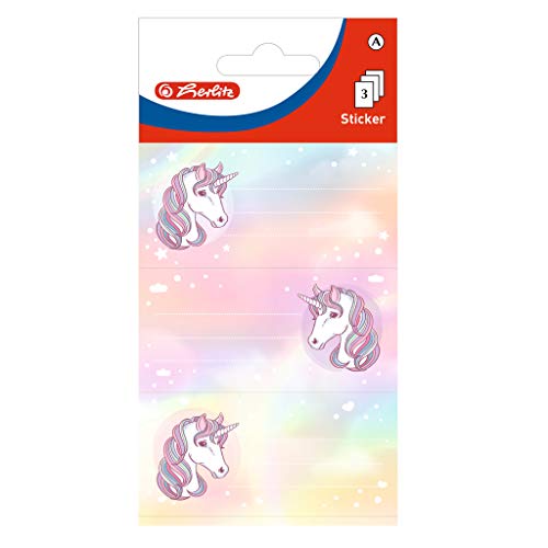 herlitz-buchetiketten-einhorn-selbstklebend-9-st-ck-auf-3-bogen image 3