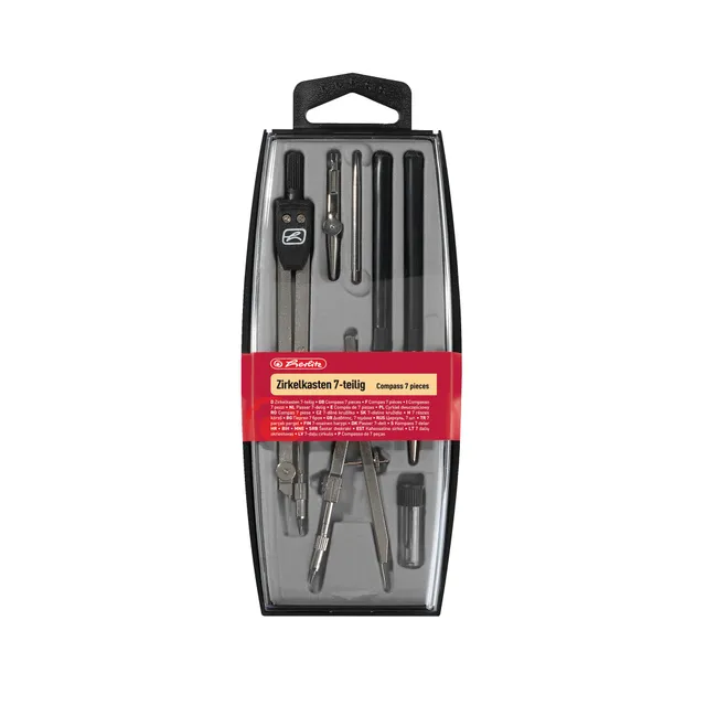 herlitz-8710105-wendeteilzirkel-223-mm-silber-mit-ersatzminenbox image 1