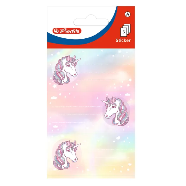 herlitz-buchetiketten-einhorn-selbstklebend-9-st-ck-auf-3-bogen image 1