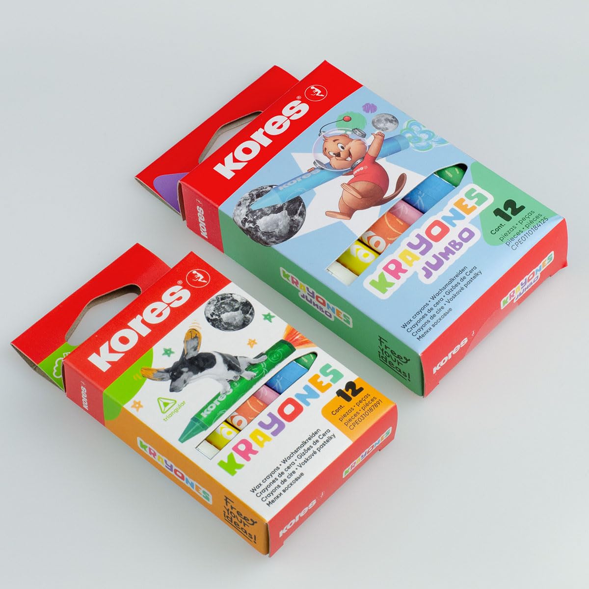 kores-krayones-wachsmalstifte-jumbo-dreikant-12-farben-sortiert image 7