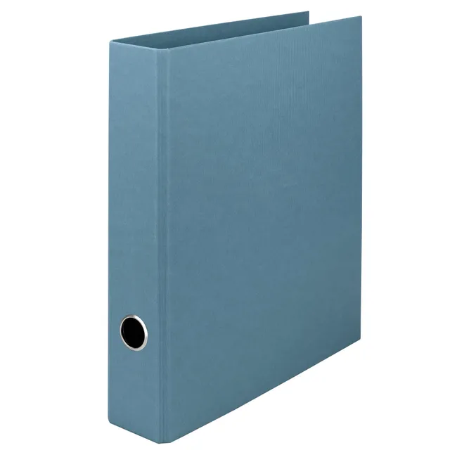 r-ssler-s-o-h-o-ordner-schmal-a4-5-cm-denim-blau-mit-rippenpr-gung image 1
