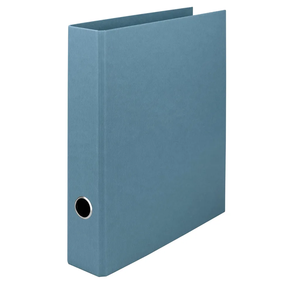 r-ssler-s-o-h-o-ordner-schmal-a4-5-cm-denim-blau-mit-rippenpr-gung image 1