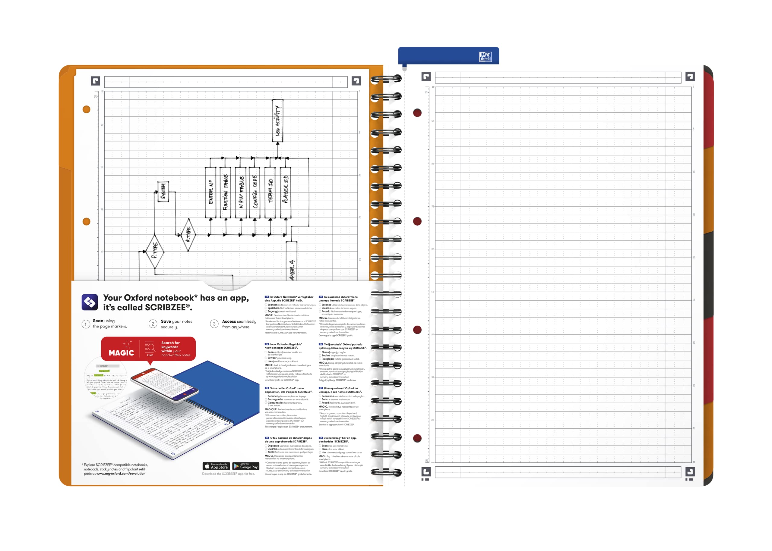 oxford-managerbook-international-a4-liniert-160-seiten-5er-pack-mit-registern image 5