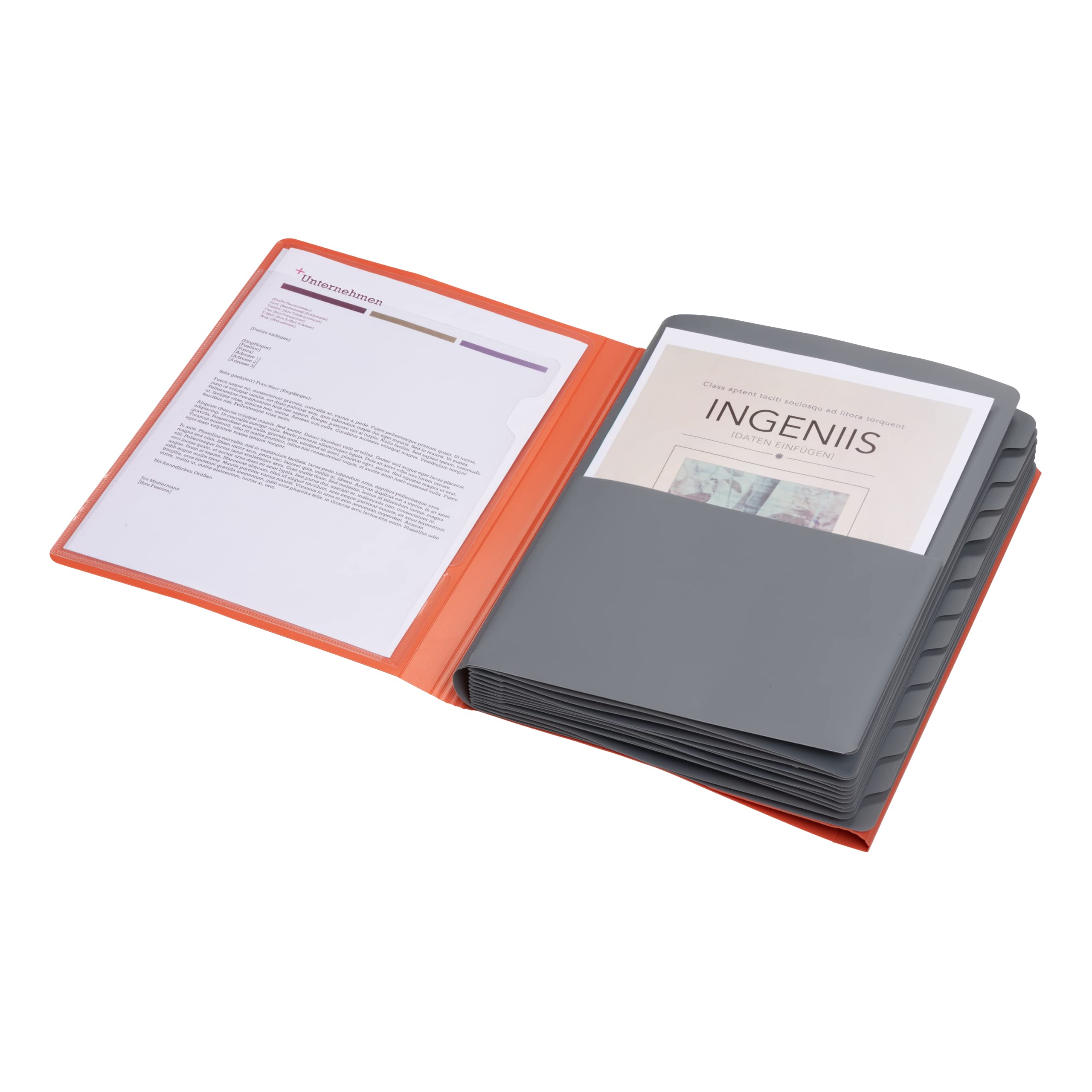 oxford-ordnungsmappe-din-a4-12-f-cher-orange image 5