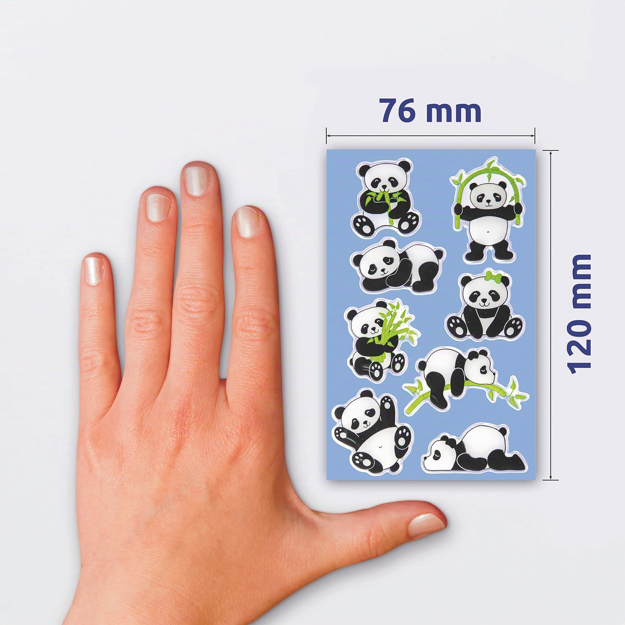 avery-zweckform-z-design-glossy-sticker-panda-3d-effekt-8-st-ck-57297 image 3