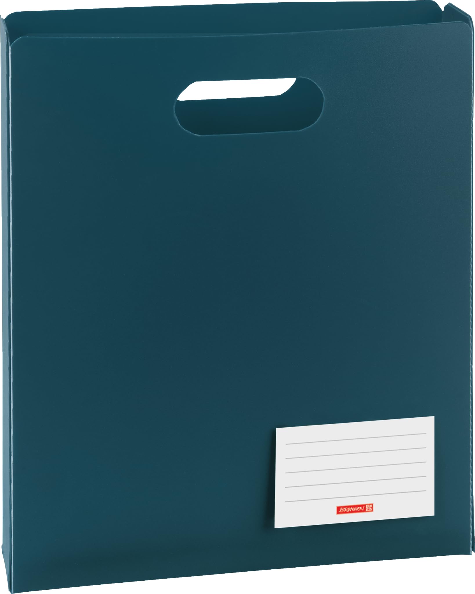 brunnen-heftbox-a4-denim-heftmappe-aus-pp-250-x-310-x-50-mm-mit-namensschild image 1