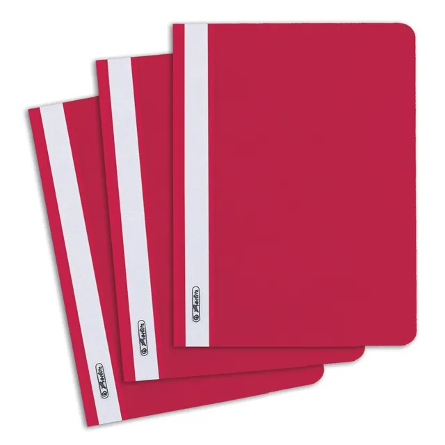 herlitz-schnellhefter-a5-kunststoff-rot-transparent-10-st-ck image 1