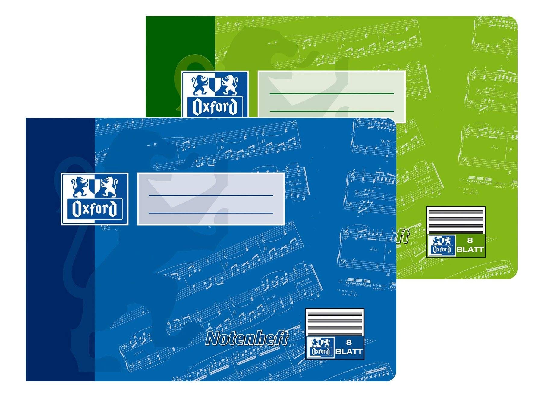 oxford-notenheft-a4-lineatur-14-8-blatt-15er-pack-gr-n-violett image 8